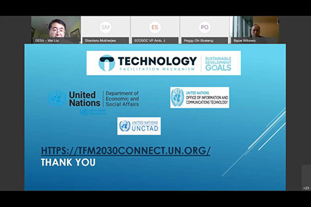 Rebuilding better with sti during covid-19 : leveraging the technology facilitation mechanism launch of the online technology platform – 2030 connect