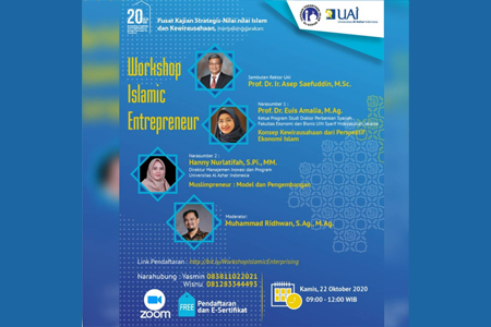 Webinar Workshop Islamic Entrepreuneur: Pengembangan Kewirausahaan Dalam Perspektif Islam