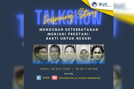 Talkshow Inspiring Story, Mengubah Keterbatasan menjadi Prestasi: Bakti Untuk Negeri