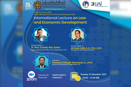 Webinar International Lecture on Law and Economic Development