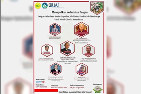 Rektor UAI suarakan Kedaulatan Pangan dalam Raih Tujuan Kemerdekaan