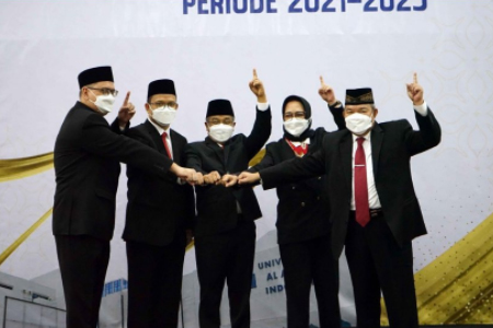 UAI dan Empat Wakil Rektor Teranyar di Periode 2021-2025